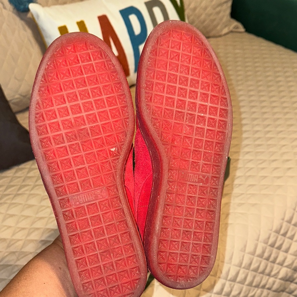 Puma Classic Red Sneakers Men 8 1/2 - Picture 2 of 6